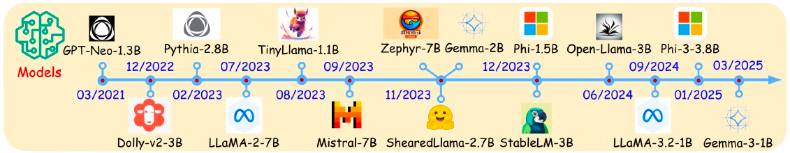 Overview of the SLM landscape and model evolution